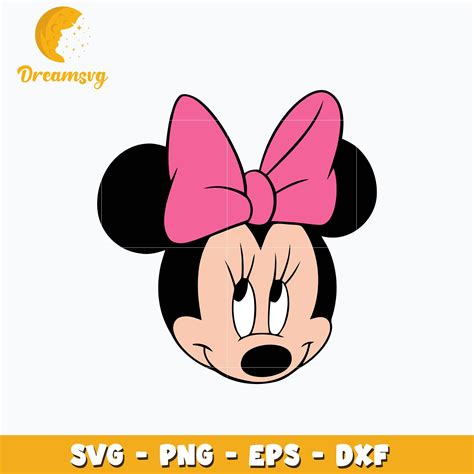 Minnie mouse head svg – DreamSVG Store