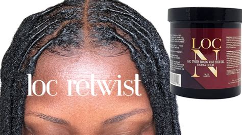 How To Retwist Locs Beginner Friendly Loc N Gel Dreadlocks Small