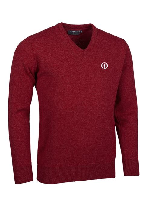 Mens Lambswool Lomond The Open Golf Jumper