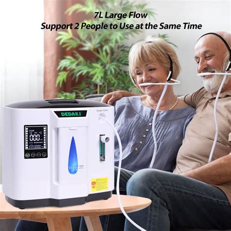 Dedakj 1l 5l 7l 9l 10 Liter 93 Oxygen Concentrator O2 Oxygen Generator Portable Oxygen Machine