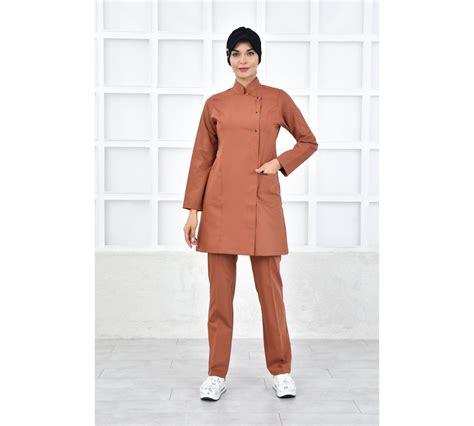 Comfortable Scrub Uniform Cappuccino Color Nurse Doctor Pharmacist