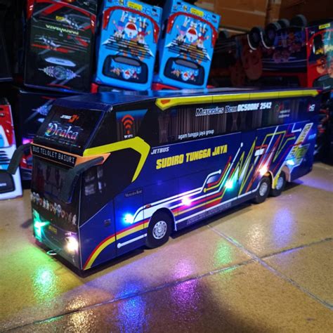 Jual Jw Lj Miniatur Bus Tolelet Basuri Full Lampu Ada Nada Ukuran