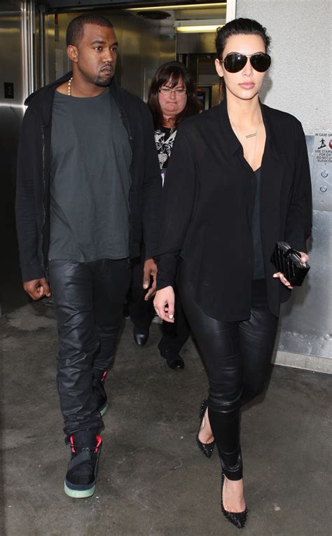 Kim Kardashian and Kanye West Wear Matching Balmain Outfits During Date ...