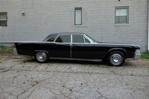 Lincoln Continental Hardtop Suicide Doors Black On Silver Blue