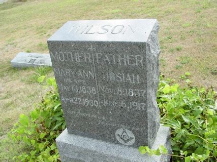 Mary Ann Osborn Wilson Memorial Find A Grave