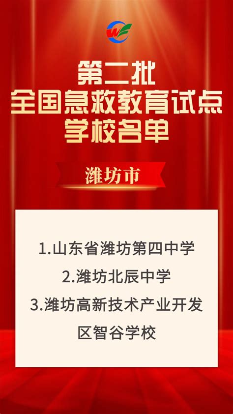 国家级试点校！潍坊这些学校入选澎湃号·政务澎湃新闻 The Paper