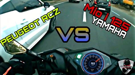 Karera Sa Sports Car Peugeot RCZ Vs Mio I 125 Yamaha YouTube