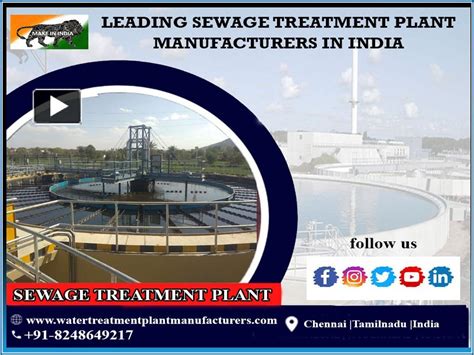 PPT Sewage Treatment Plant Manufacturers Chennai Bangalore Hyderabad