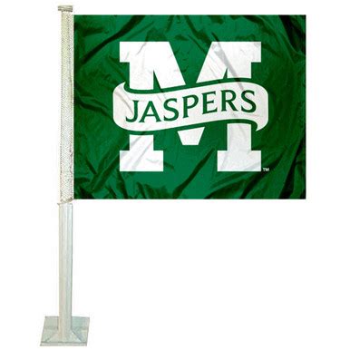 Manhattan Jaspers Logo Car Flag - State Street Products