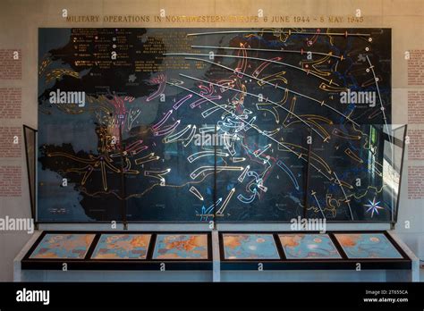 Mappa Delle Operazioni Della Seconda Guerra Mondiale Presso Il Cimitero