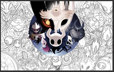 Hollow Knight All-Bosses Desktop Background WIP! : r/HollowKnight