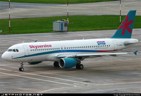 C GTDG Airbus A320 214 Skyservice Airlines Stewart Andrew JetPhotos