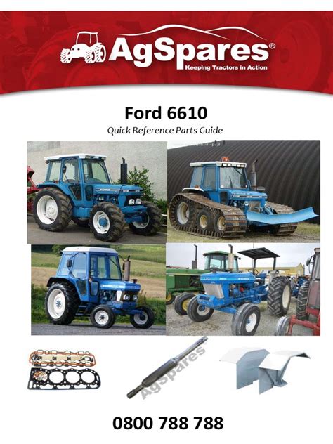 Ford 6610 Parts Catalogue | PDF