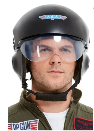 Top Gun Hjelm Maverick Kostume Til Voksne Pilot Hjelm Udkl Dning