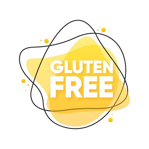 Icono sin gluten aislado sobre fondo blanco concepto ecológico etiqueta