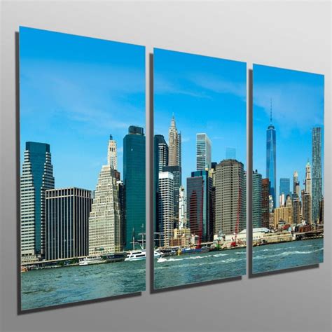 Quadros Decorativos Sala Quarto Manhattan New York Elo