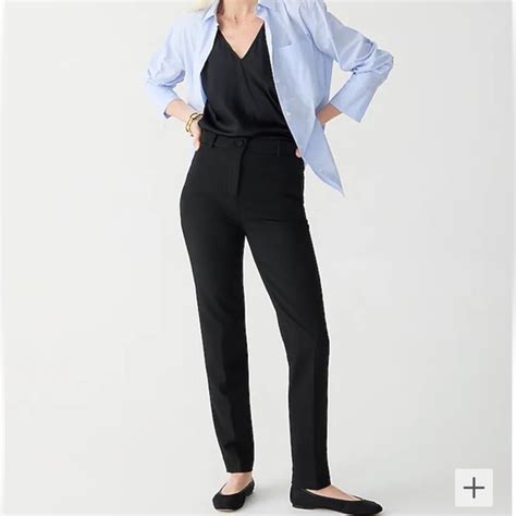 J Crew Pants Jumpsuits Jcrew High Rise Cameron Black Office Work