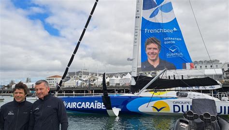 Sébastien Simon et le groupe Dubreuil un duo 100 vendéen tout schuss