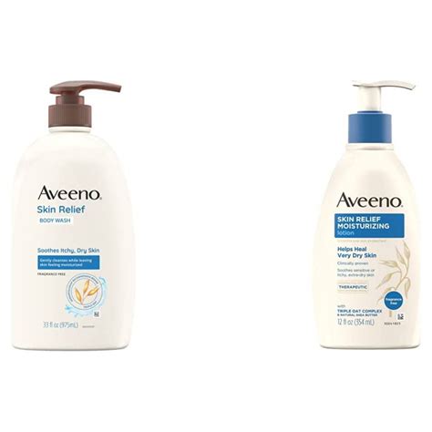 Aveeno Skin Relief Fragrance Free Body Wash With Triple Oat Formula