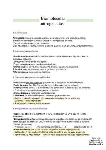 Resumen T Biomoleculas Pdf