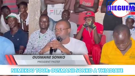 NEMEKOU TOUR Ousmane Sonko reçu par les commerçants et artisans de