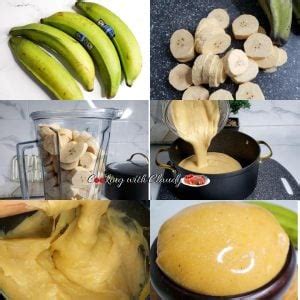 How to make Fresh Plantain Fufu - Cooking With Claudy