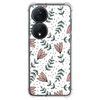 Funda Silicona Antigolpes Para Honor X7b Diseño Flores 01 Dibujos con