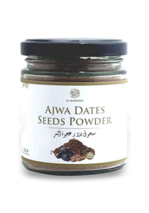 Al Masnoon Ajwa Dates Seeds Powder Gms Health Powders Islamic