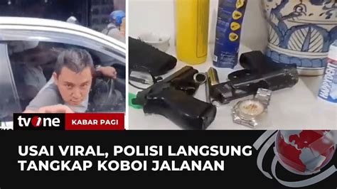 Polisi Tangkap Pria Koboi Yang Todong Pistol Ke Pemobil Di Jaksel