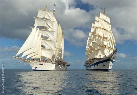 Sailing. Series of ships and yachts Stock Photo | Adobe Stock