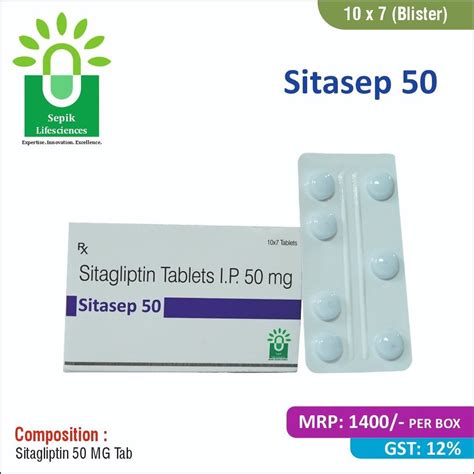 Sitsep Mg Sitagliptin Tablets At Rs Per Box Sitagliptin