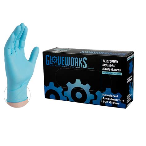 Glove Xxl Nitrile Gloveworks Powdered 100 Eabx Elevate Marketplace