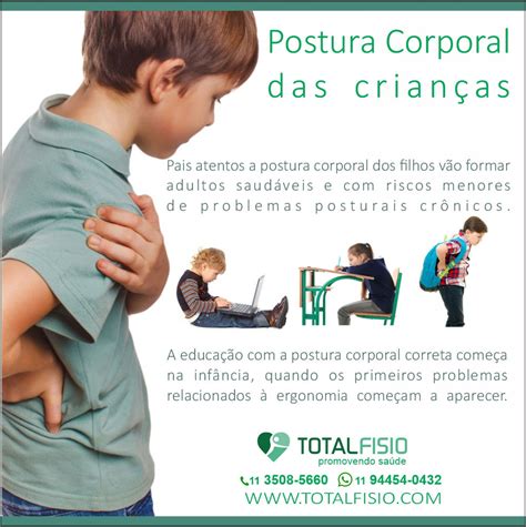 POSTURA CORPORAL DAS CRIANÇAS