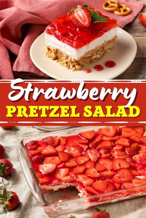 Easy Strawberry Pretzel Salad Recipe Insanely Good