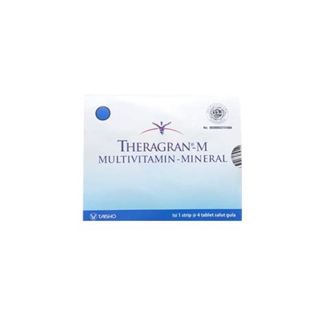 Jual Theragran M Multivitamin Dan Mineral Vitamin Daya Tahan Tubuh