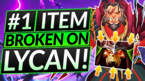 NEW ITEM BUILD Is SUPER BROKEN On Lycan FREE MMR CARRY Tips Dota 2