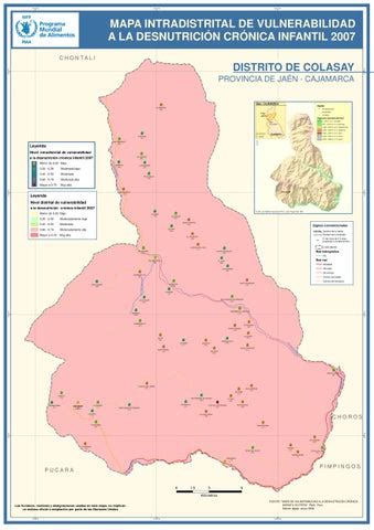 Mapa vulnerabilidad DNC Colasay Jaén Cajamarca by World Food