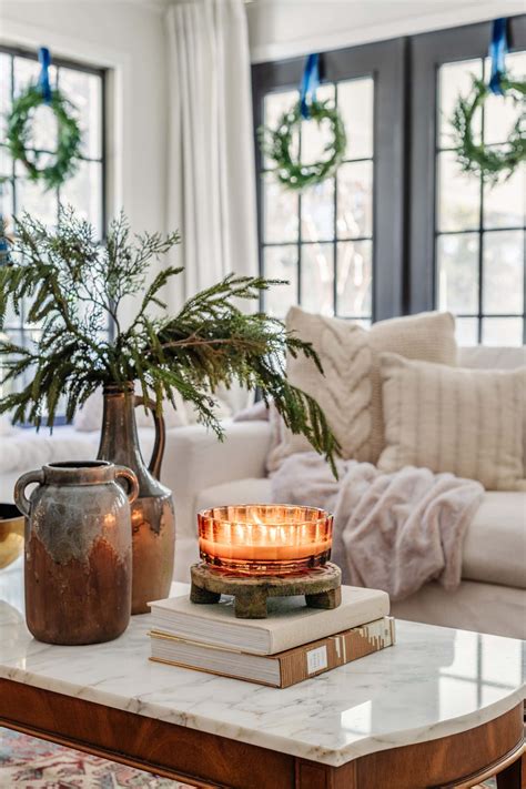 Sofa Table Christmas Decorating Ideas | Baci Living Room