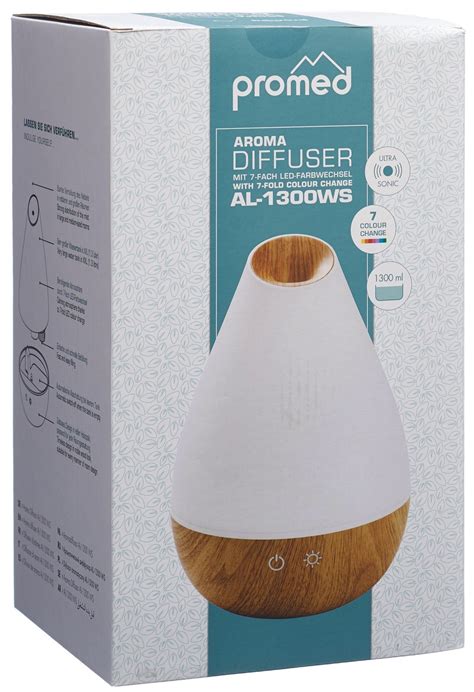 Promed Aroma Diffusor AL 1300 WS mit 7 fach LED Farbwechsel 1 Stück