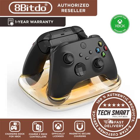 8Bitdo Dual Charging Dock for Xbox Wireless Controllers, Xbox Charging ...