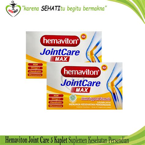 Hemaviton JointCare Max Suplemen Pelumas Sendi Multivitamin Joint Care