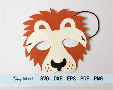 Lion Mask Template