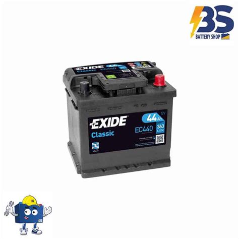 EXIDE EC440 L1 12 V 44 Ah 360 A BATTERIE VOITURE Battery Shop