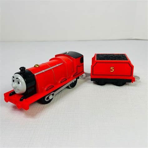 Thomas & Friends Trackmaster James Motorized Train Engine and Tender ...