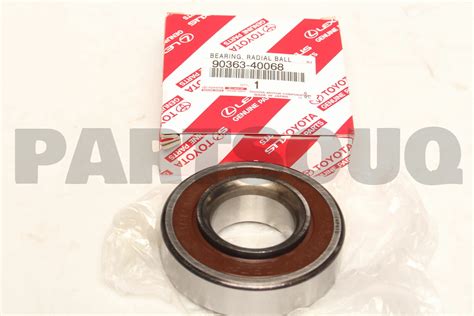 9036340068 Genuine Toyota BEARING FOR REAR AXLE SHAFT RH LH 90363