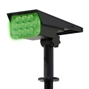 Lumin Ria Spot Solar Espeto De Jardim Potente H Refletor Luz Verde