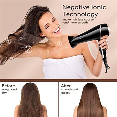 Aigostar Powerful Ionic Hair Dryer W Professional Negative Ion