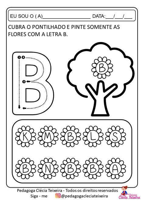 Atividades As Letras Do Alfabeto Cl Cia Teixeira