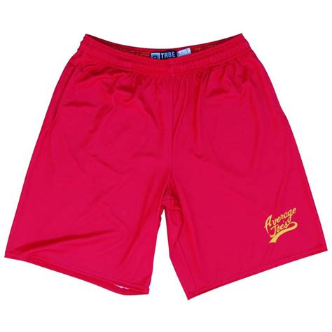 Average Joes Lacrosse Shorts Made In Usa Red