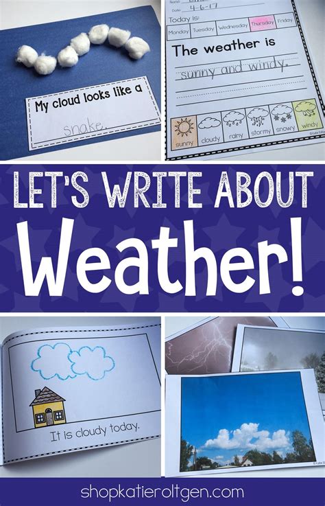 Writing About The Weather Is One Of My Favorite Springtime Activities